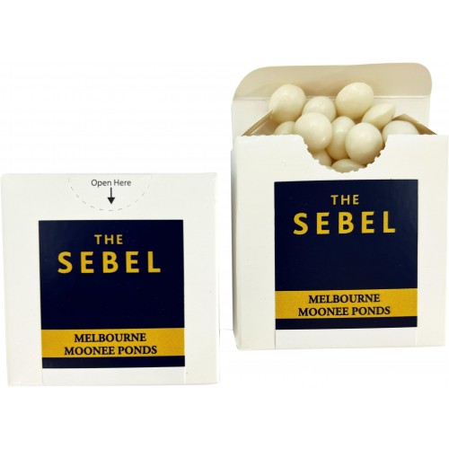 Flip Lid Cardboard Box with Chewy Mints 50g